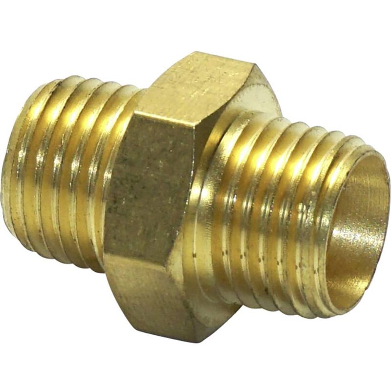 foto del prodotto 9050373 doppio nipplo per aria compressa 1 pz. aerotec