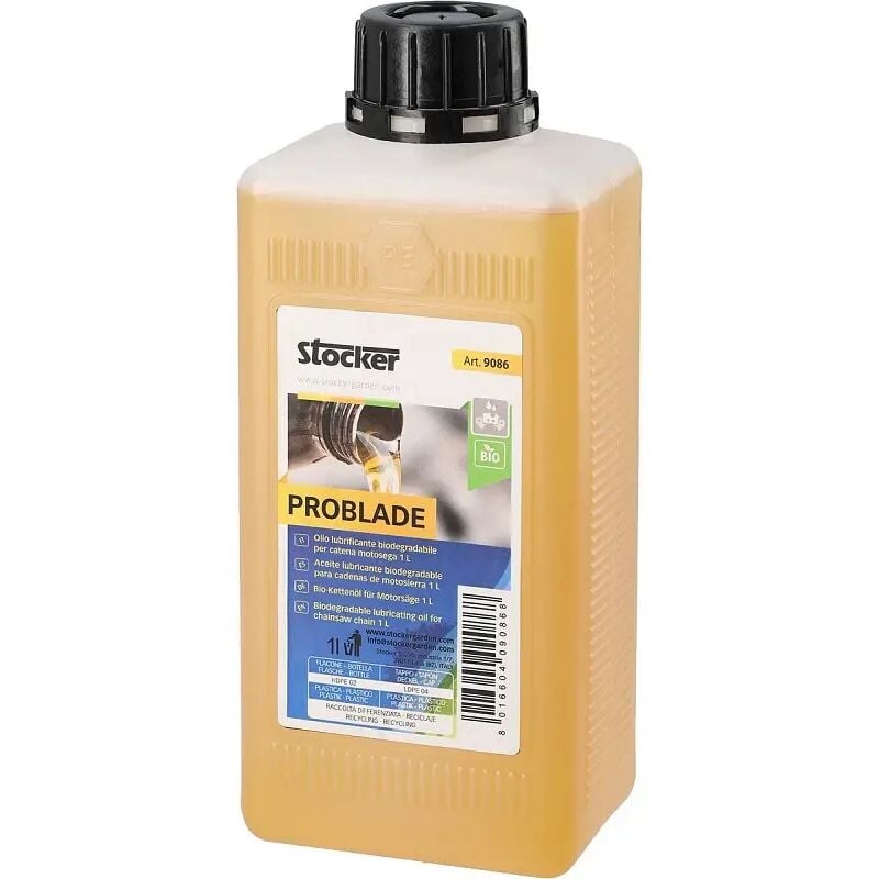 foto del prodotto 9086 - problade 1 lt olio lubrificante biodegradabile per motosega - stocker