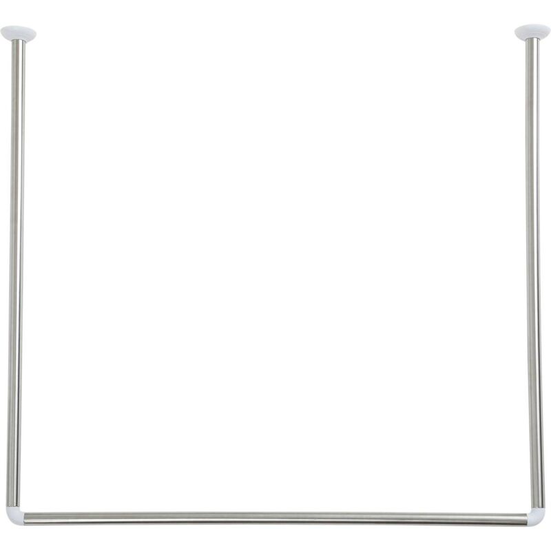 foto del prodotto 90x90x90 cm barra angolare a u in acciaio inox cromo tendance