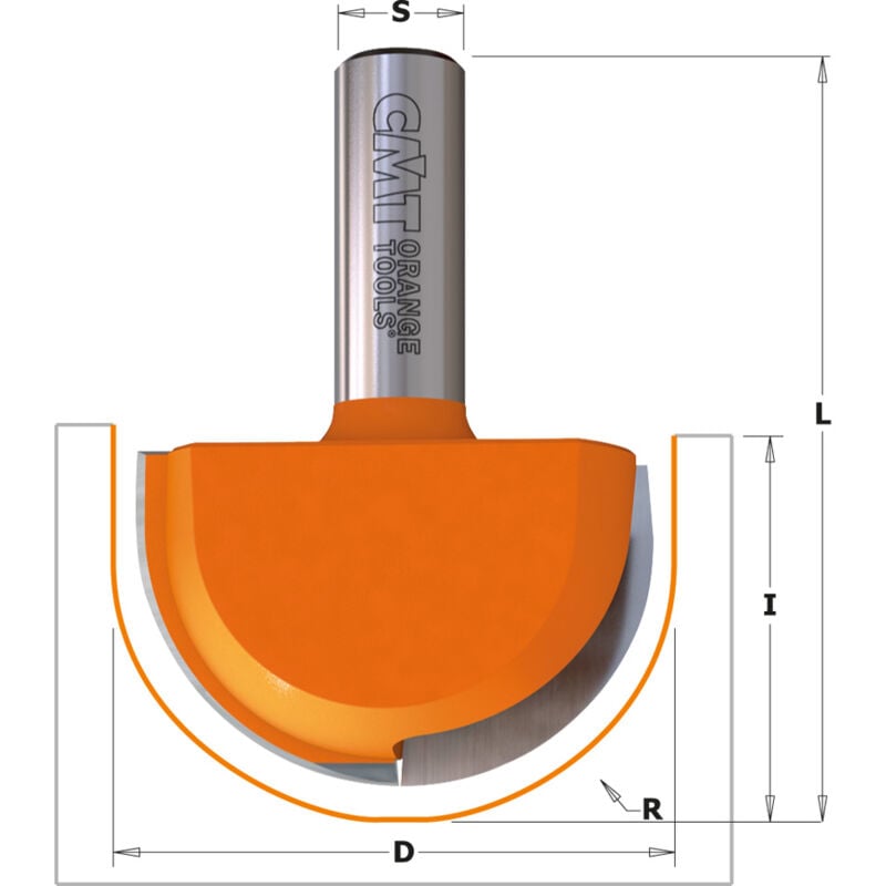 foto del prodotto 914.880.11 fresa raggio convesso hw s 12 d 38.1x31.7x70 r 19.05 dx
