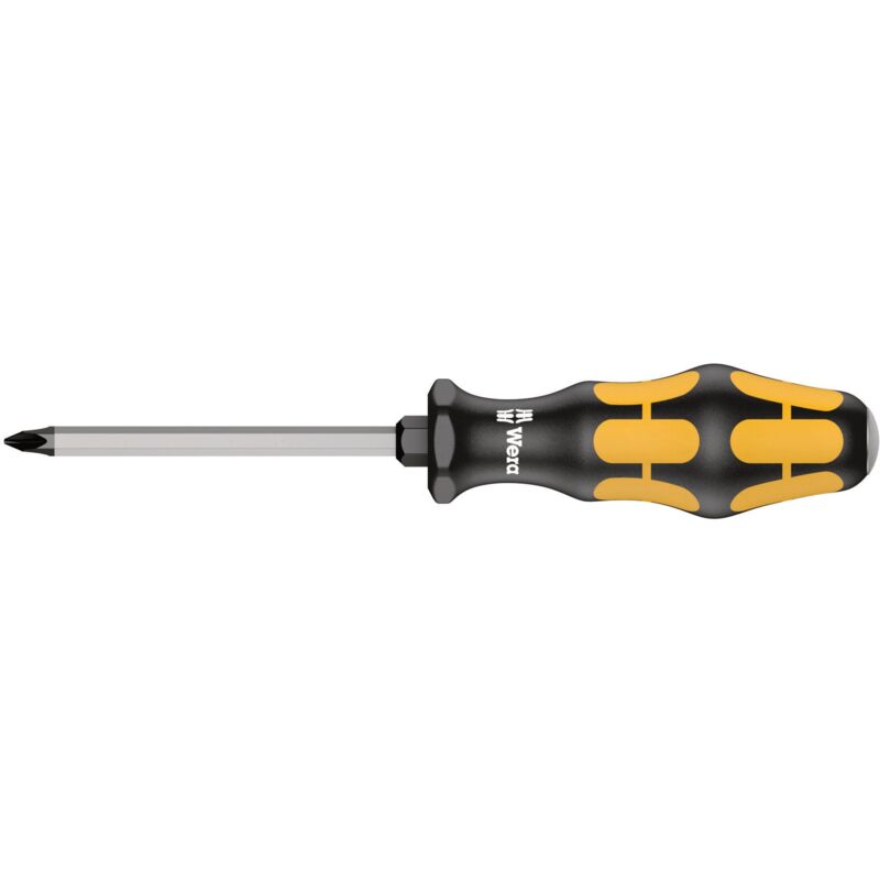foto del prodotto 918 05017050001 officina e meccanica cacciavite a croce pz 1 lunghezza della lama 80 mm din iso 8764 pz, din 5262 wera