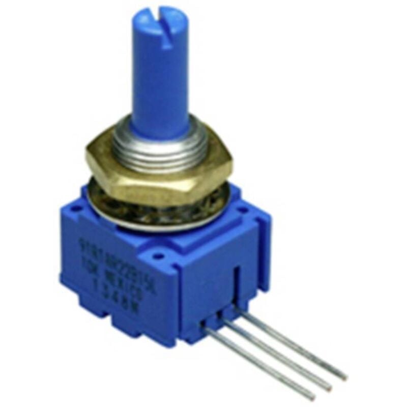 foto del prodotto 91r1a-r22-b15l potenziometro in plastica conduttiva 1 w 10 k 1 pz. - bourns