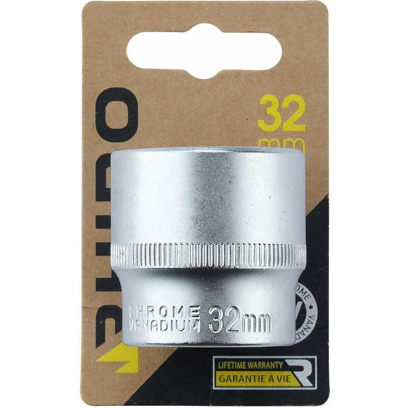 foto del prodotto 9212 esagonale 32 mm set bussola esagonale, curva metrica, 6 punte, diametro 32 mm, quadro di allenamento 1 2 alta qualit cromo vanadio 