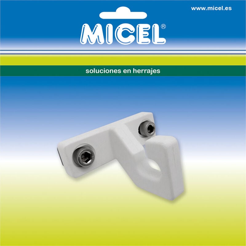 foto del prodotto 92561 ancoraggio per tende da sole, finitura in nylon, bianco, 65 x 57,5 x 35,5 mm micel