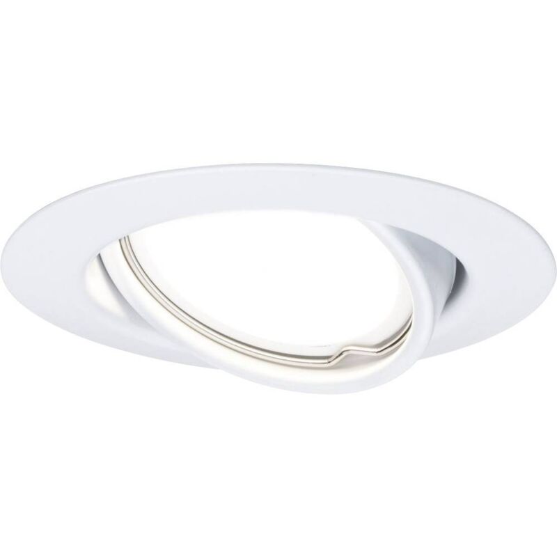 foto del prodotto 93411 base lampada da incasso led monocolore gu10 5 w bianco paulmann