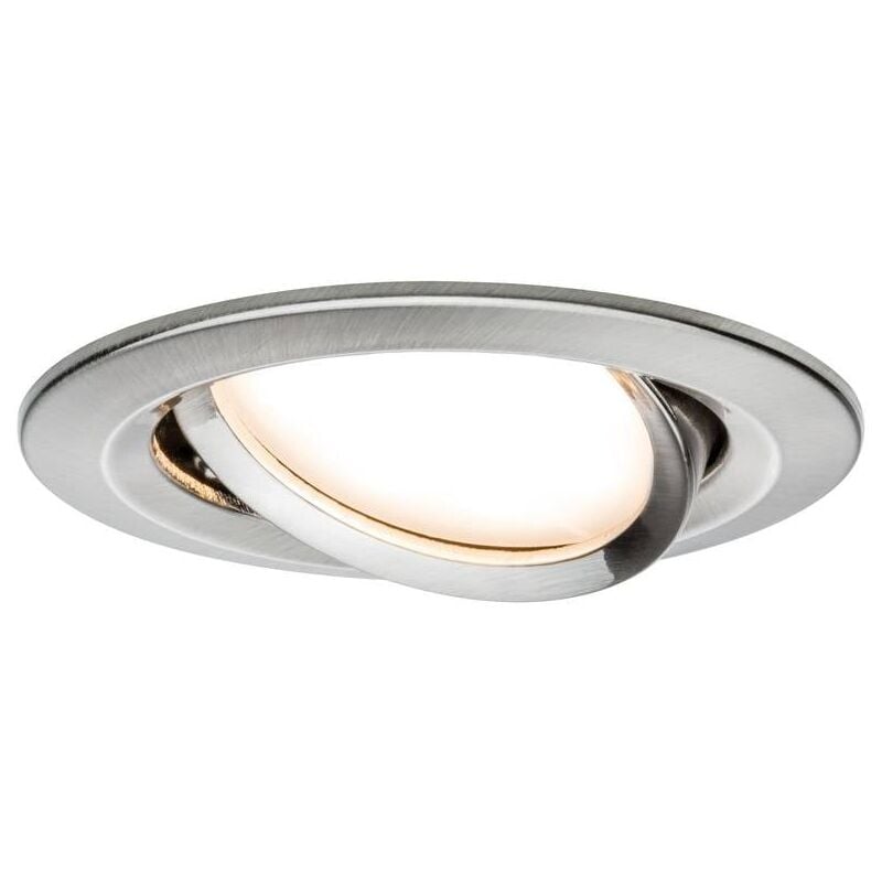 foto del prodotto 93482 nova lampada da incasso led monocolore led 6 w ferro spazzolato paulmann