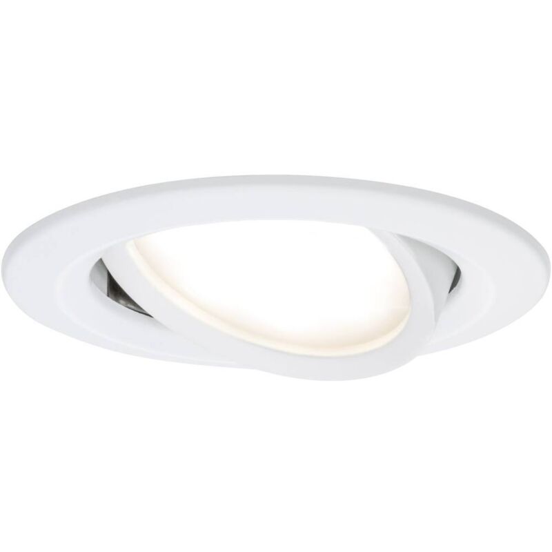 foto del prodotto 93876 coin slim lampada led da incasso led monocolore led a montaggio fisso 6 w bianco opaco paulmann