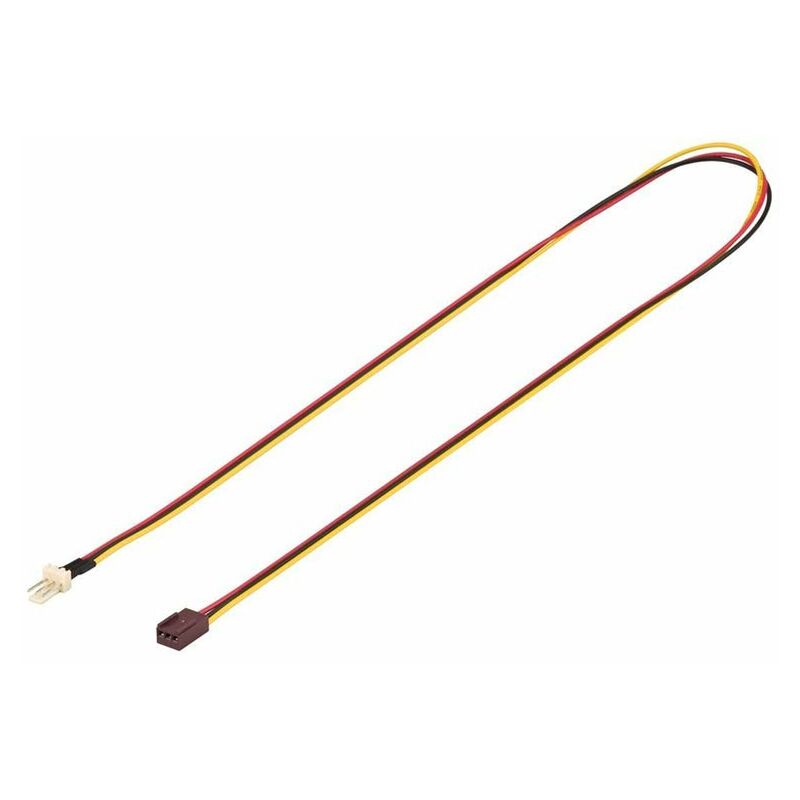 foto del prodotto 93876 prolunga elettrica per ventole pc, connettore presa da 3 pin goobay