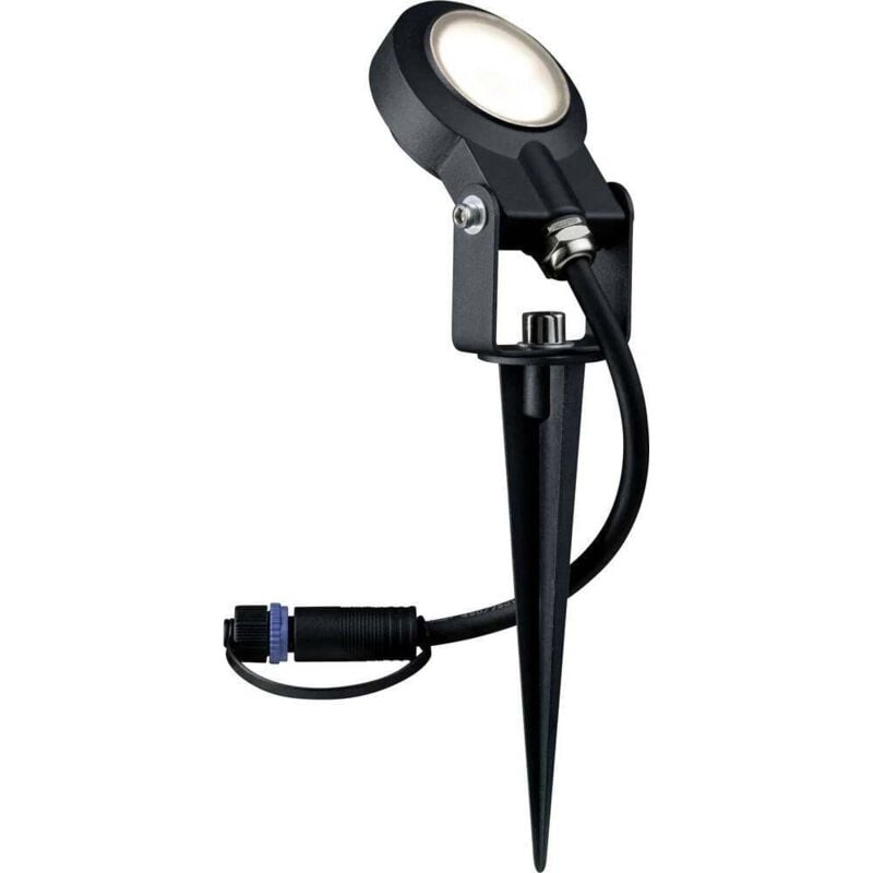 foto del prodotto 93934 sistema d illuminazione plug shine faretto led da giardino led monocolore 6 w bianco caldo antracite paulmann