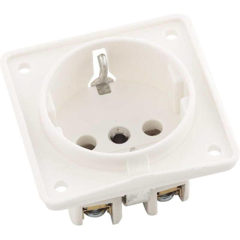 foto del prodotto 941852502 integro presa schuko bianca opaca allentata berker