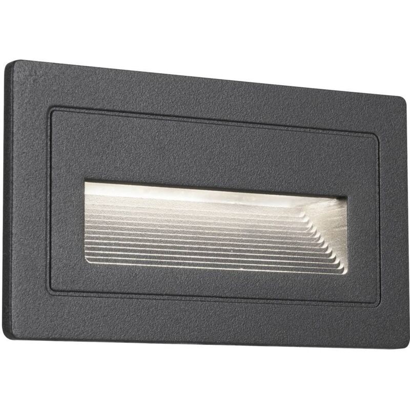 foto del prodotto 94383 lampada da incasso a parete led a montaggio fisso led monocolore nero paulmann