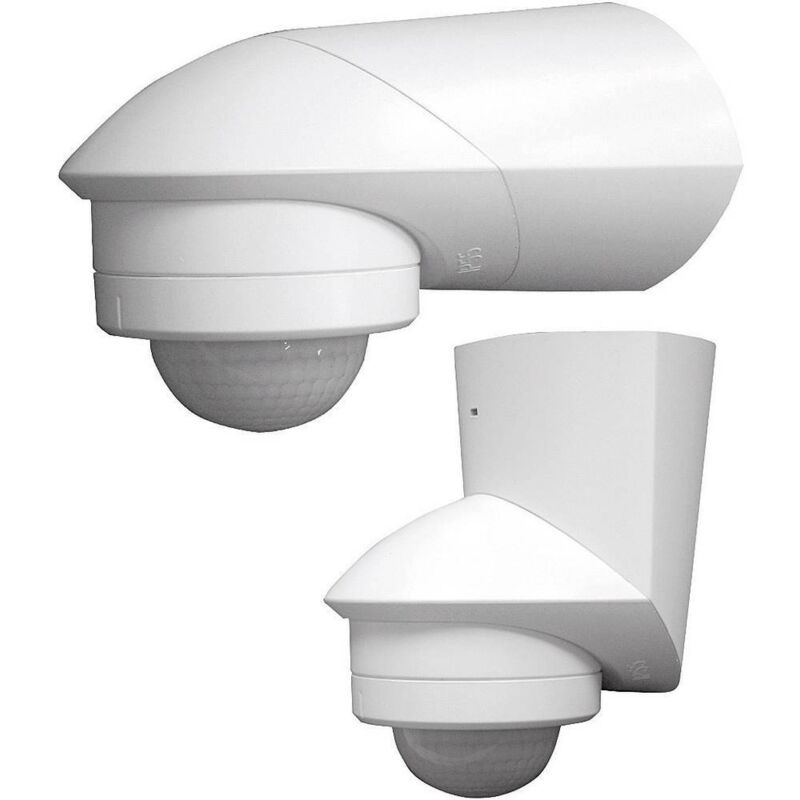 foto del prodotto 94532 da parete rilevatore di movimento ad infrarossi passivo pir 360 relè bianco ip55 - grothe