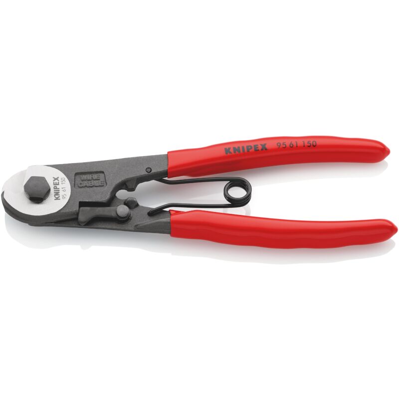 foto del prodotto 95 61 150 cesoia per tiranti flessibili rivestiti in resina sintetica bonderizzata nera 150 mm