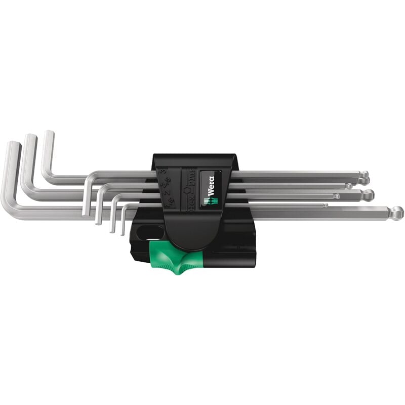 foto del prodotto 950 pkl 7b sm assortimento di chiavi a l, metriche, cromate, magnetiche, 7 pezzi wera