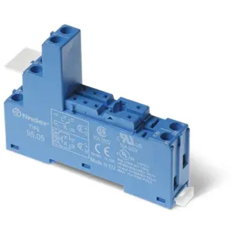 foto del prodotto 9505spa zoccolo per mini rel 1 2 scambi serie 40 41 43 44 finder