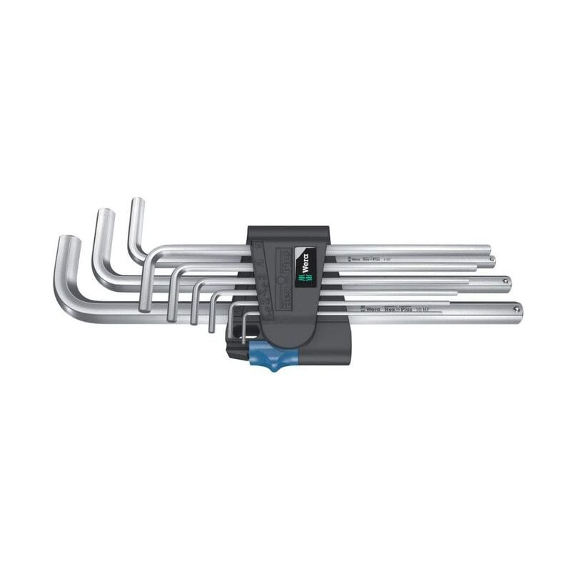 foto del prodotto 950l 9 christmas hex plus hf 1 angle wrench set wera
