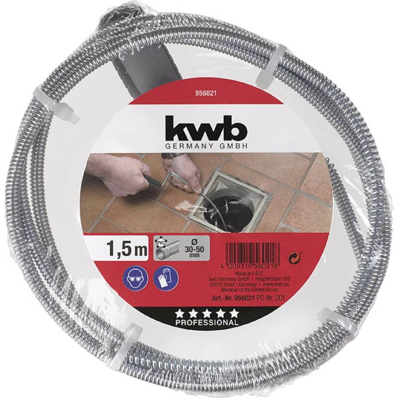 foto del prodotto 956021 spirale per la pulizia dei tubi kwb