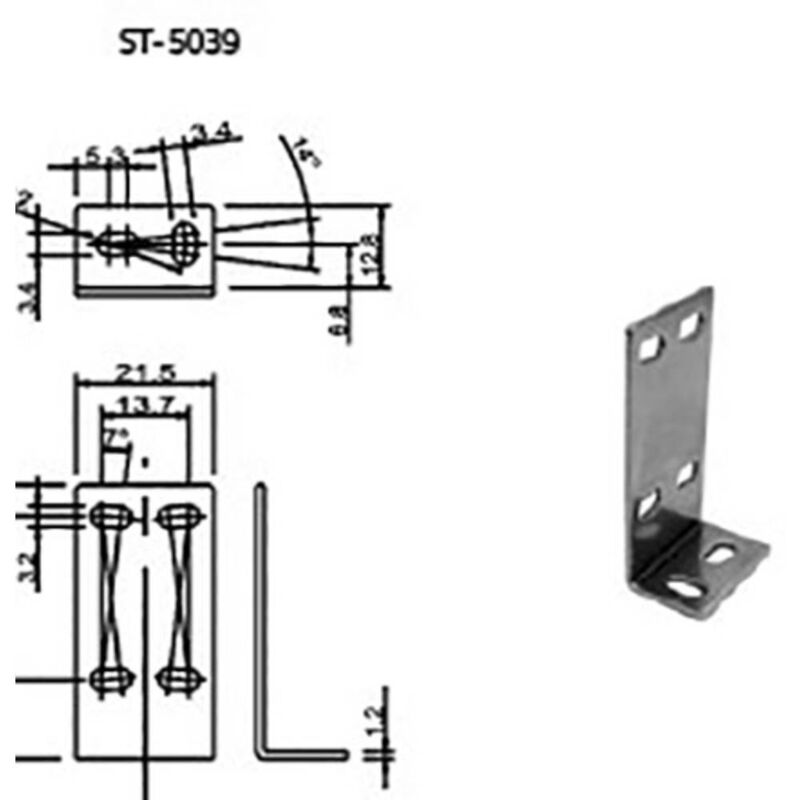 foto del prodotto 95acc2270 staffa di montaggio st 5039 1 pz. datalogic