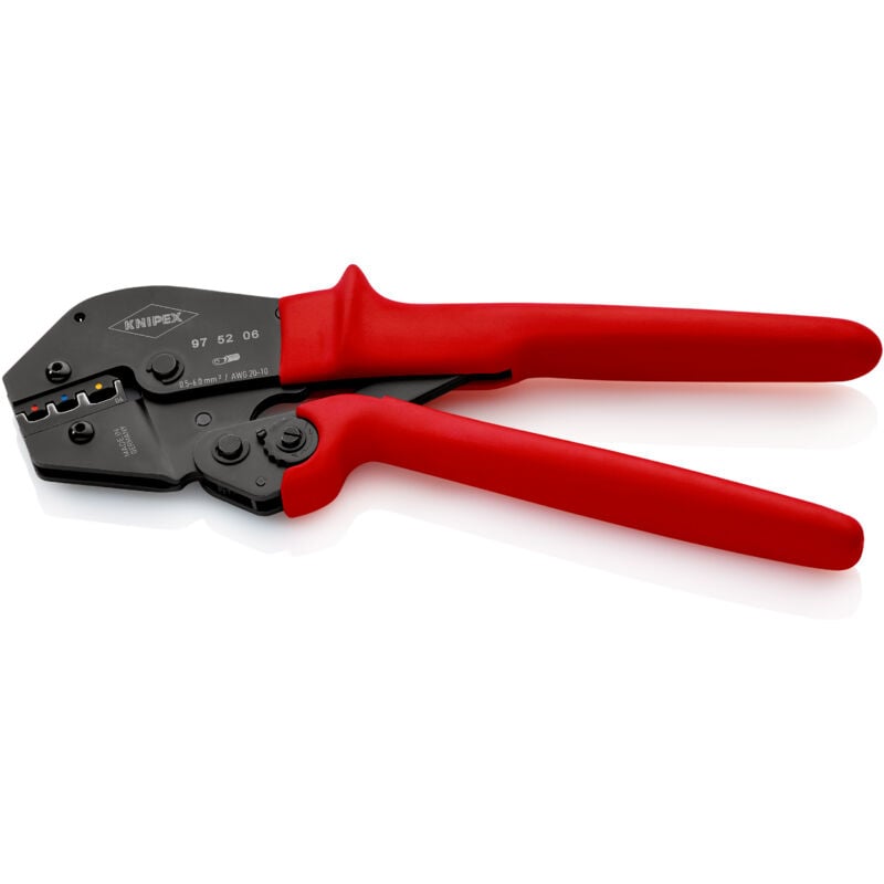 foto del prodotto 97 52 06 sb pinza per capicorda anche per impiego con due mani rivestiti in resina sintetica antiscivolo brunita 250 mm confezione