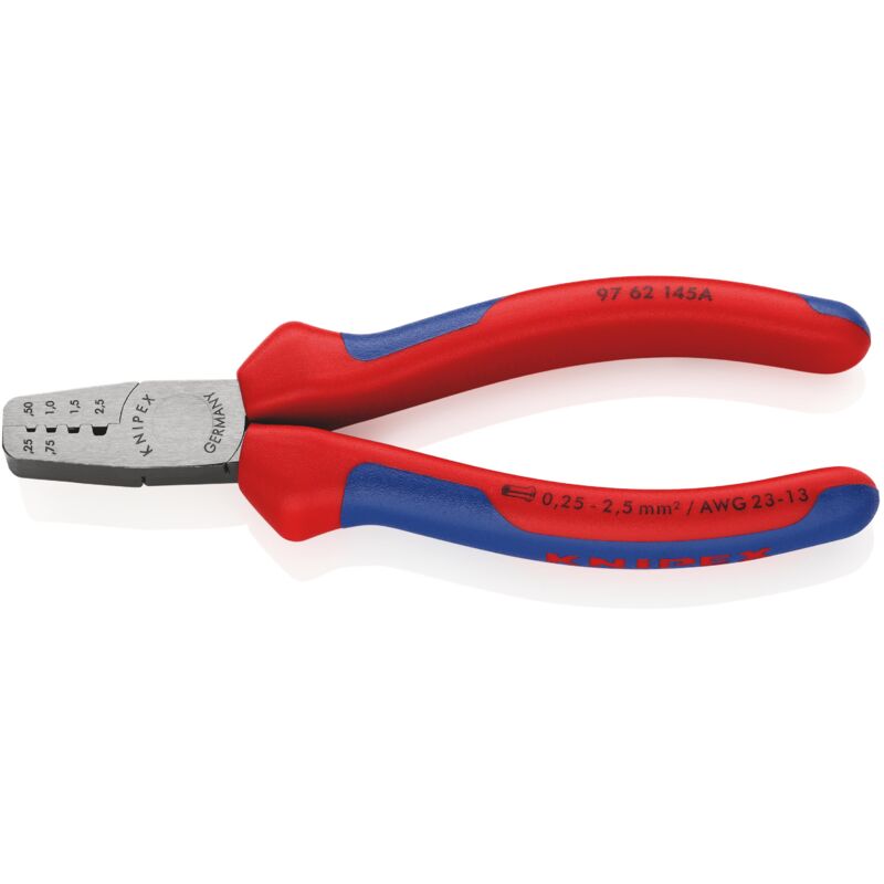 foto del prodotto 97 62 145 a pinza crimpatrice boccola 0.25 fino a 2.5 mm knipex