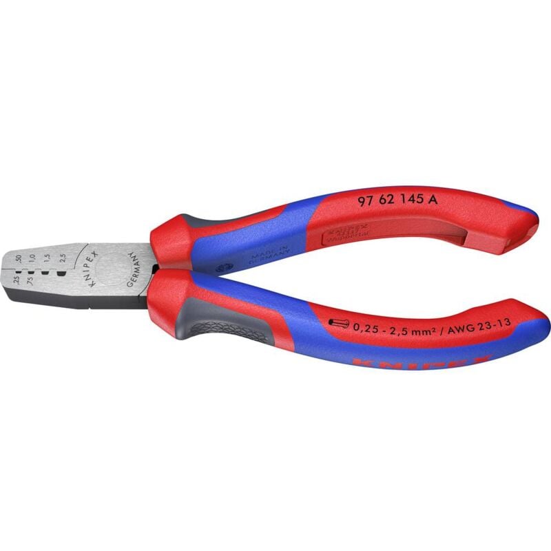 foto del prodotto 97 62 145 a pinza per serrare terminali a bussola rivestiti in materiale bicomponente 145 mm