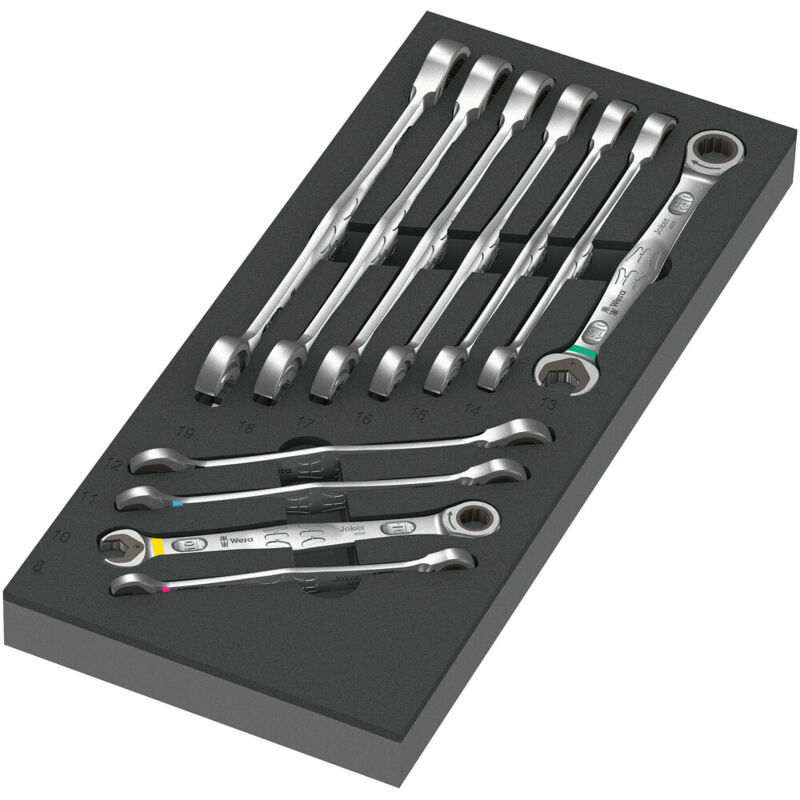 foto del prodotto 9730 inserto in schiuma 6000 joker set 1 wera