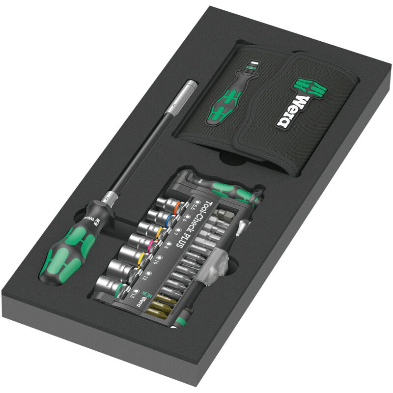 foto del prodotto 9750 inserto in schiuma kraftform compact e tool check plus set 1 wera
