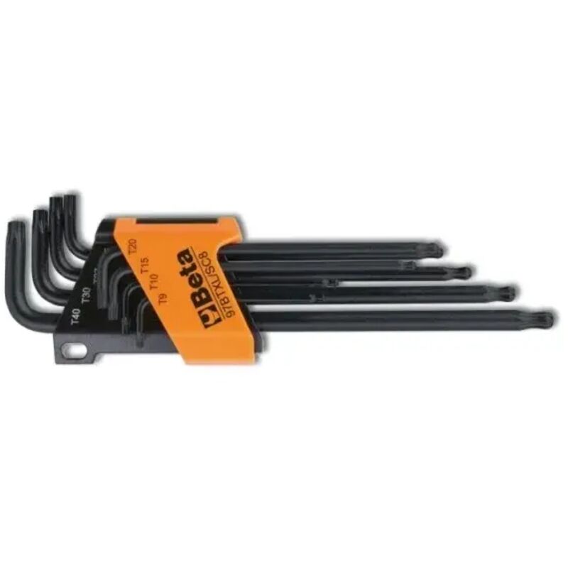 foto del prodotto 97btxl sc8 assortimento chiavi torx con sfera in supporto 8 pz. beta