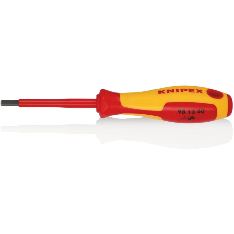 foto del prodotto 98 13 40 giraviti per viti ad esagono incassato isolati con manici rivestiti in materiale bicomponente, collaudati vde brunita 182 mm