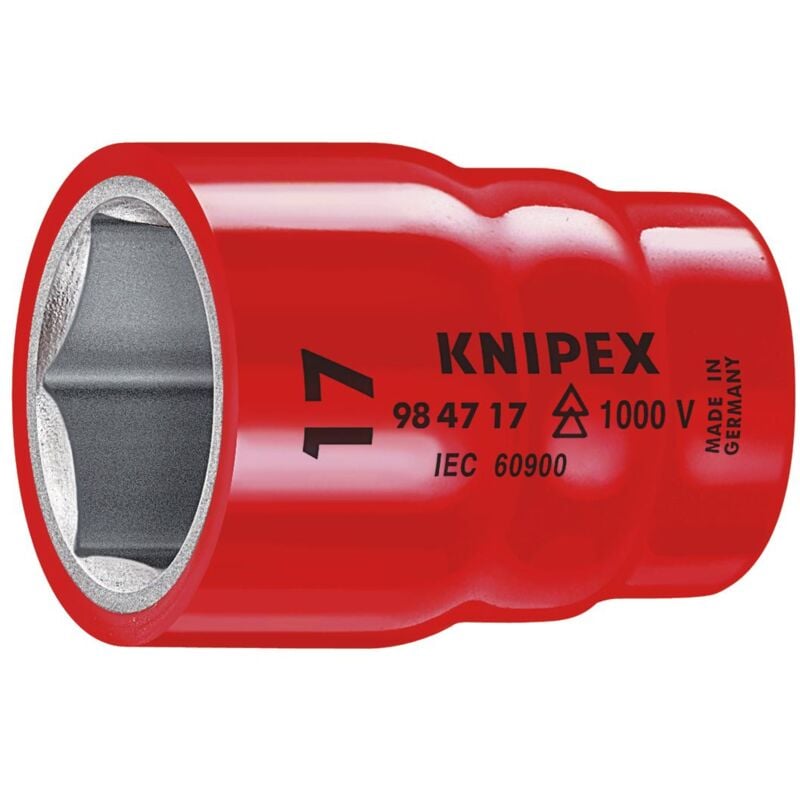 foto del prodotto 98 47 17 chiave a bussola per viti esagonali con attacco quadro interno 1 2 55 mm