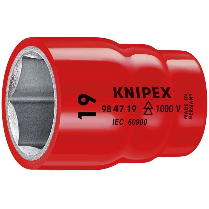 foto del prodotto 98 47 19 chiave a bussola per viti esagonali con attacco quadro interno 1 2 54 mm