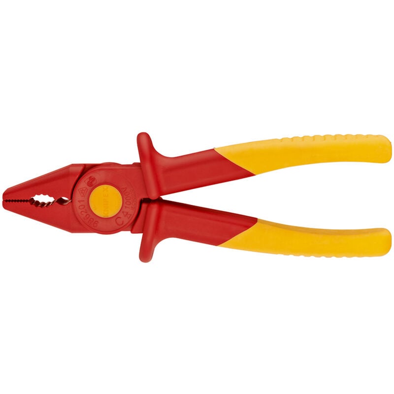 foto del prodotto 98 62 01 pinza prensile, in resina isolanti con zona in materiale sintetico morbido per una presa sicura resina sintetica 180 mm
