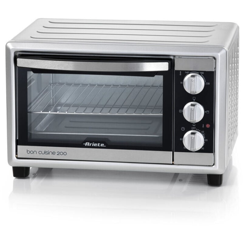 foto del prodotto 981 fornetto elettrico 20 l nero argento grill 1380 w - ariete
