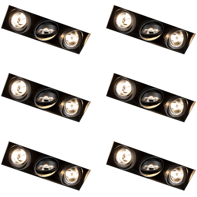 foto del prodotto 98913 - - acciaio - - max. 3 x watt - qazqa