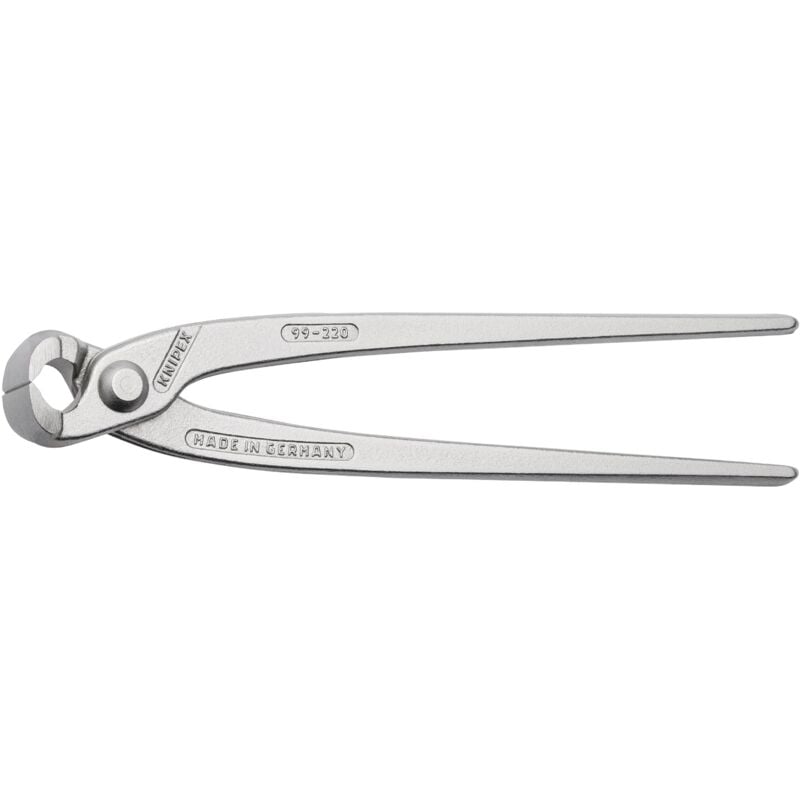 foto del prodotto 99 04 220 tenaglia pinza per ferraioli e cementisti zincata lucida 220 mm