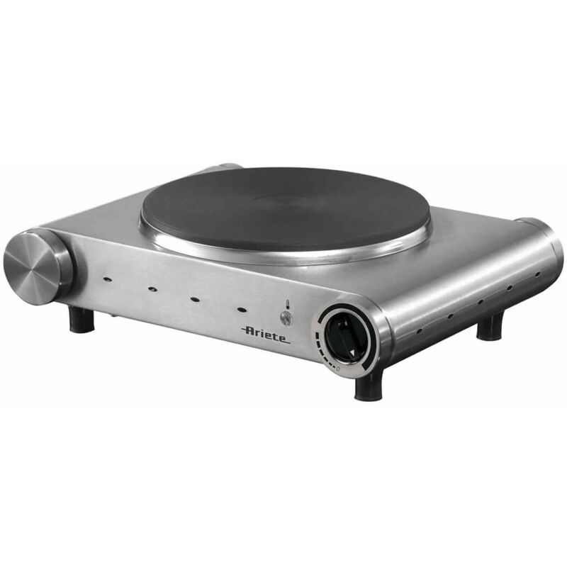 foto del prodotto 993 fornello elettrico da viaggio piastra ghisa 1500w acciaio inox ariete