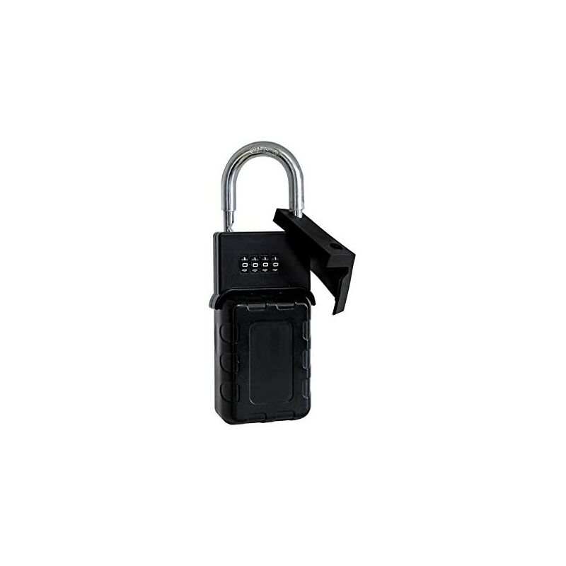 foto del prodotto 99lucpr lucchetto porta oggetti acciaio, nero alubox