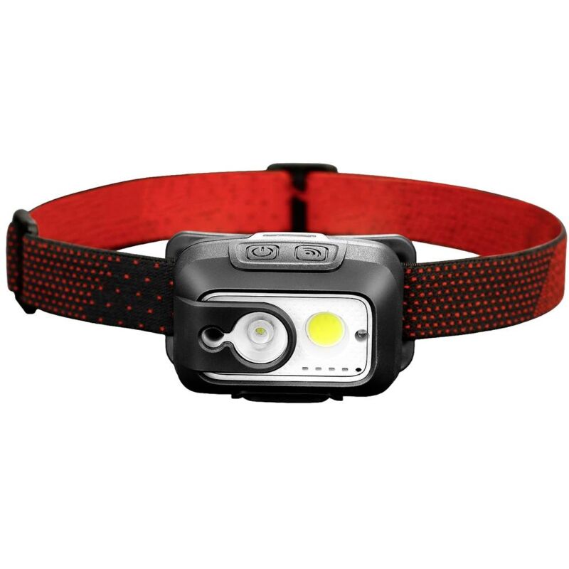 foto del prodotto 9w sensor led monocolore lampada frontale a batteria ricaricabile 480 lm 30710015 arcas