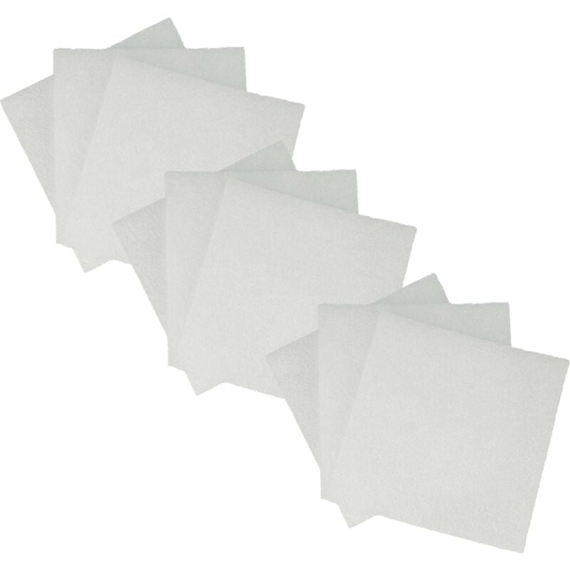 foto del prodotto 9x filtro salva-motore compatibile con w rth tss 7 l basic aspirapolvere - vhbw