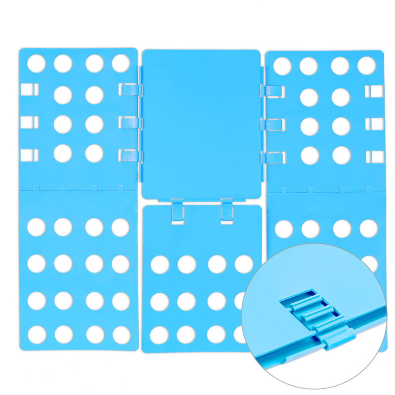 foto del prodotto 9x tavoletta piega indumenti, quarta generazione, magliette, camicie, vestiti, t shirt folder, blu