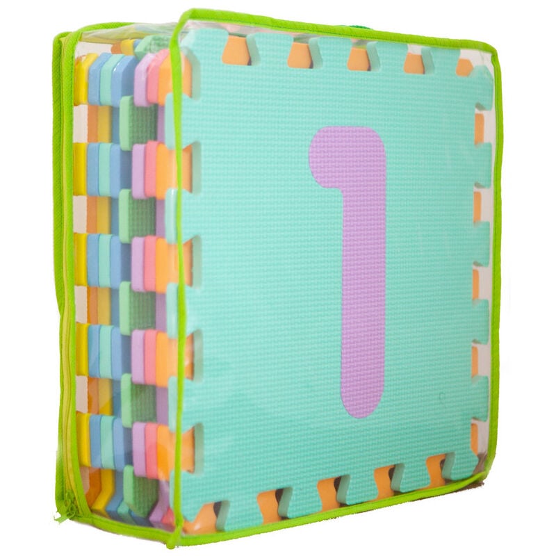 foto del prodotto a 1044240 tappeto puzzle per beb , tappeto colorato con numeri sfoderabili, tappeto per bambini, puzzle per bambini, pavimento in gomma eva morbida,