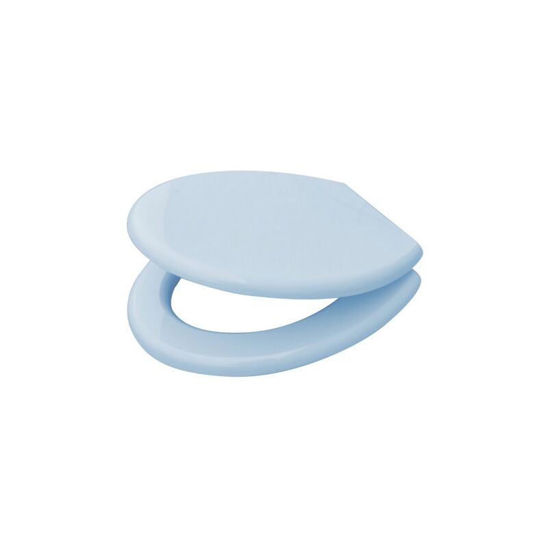 foto del prodotto a sedile wc universale per vaso infanzia color azzurro in legno ricambio per copriwater linph