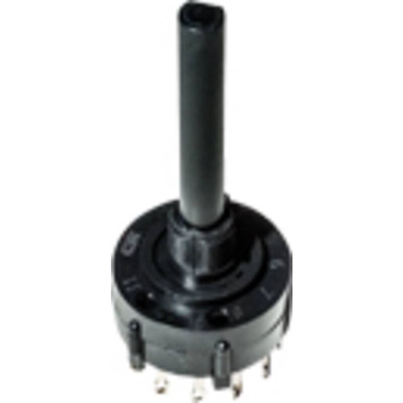 foto del prodotto a12515rncq interruttore rotativo 125 v, 125 v dc 2.50 a posizioni di commutazione 8 1 x 45 1 pz. c k switches