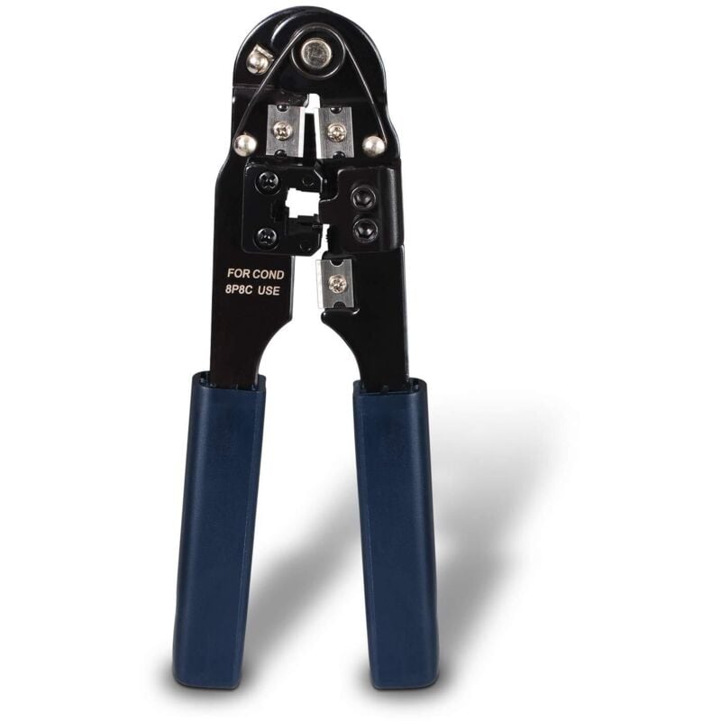 foto del prodotto a142 0310 pinza metallo di crimpatrice rj45, colore nero - aisens