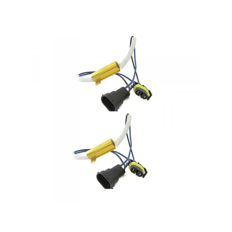 foto del prodotto a2zworld 2 pezzi filtro portalampada resistenza per lampada led h8 h11 no errore warning canceller 50w 5 ohm