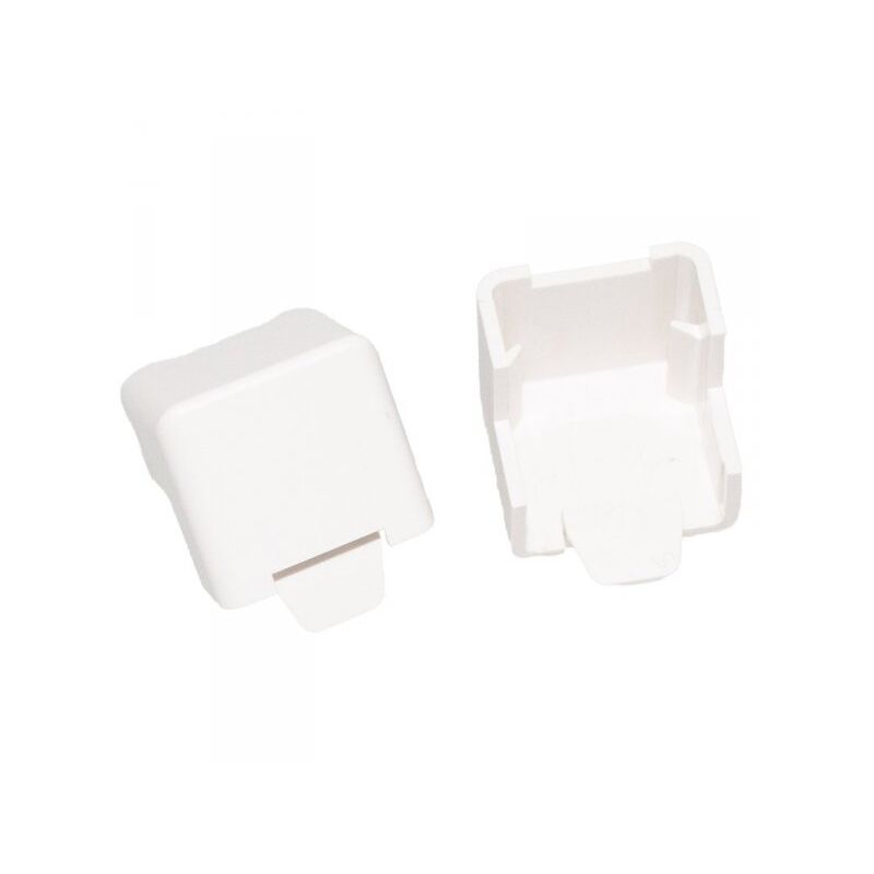 foto del prodotto a2zworld 2 pz angolo esterno connettore angolare per canaline passacavi 20x10mm made in italy