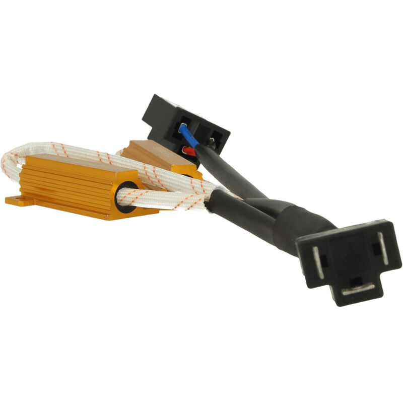 foto del prodotto a2zworld - 2x filtro portalampada led h4 canbus no errore 50w 5 ohm anti sfarfallio auto