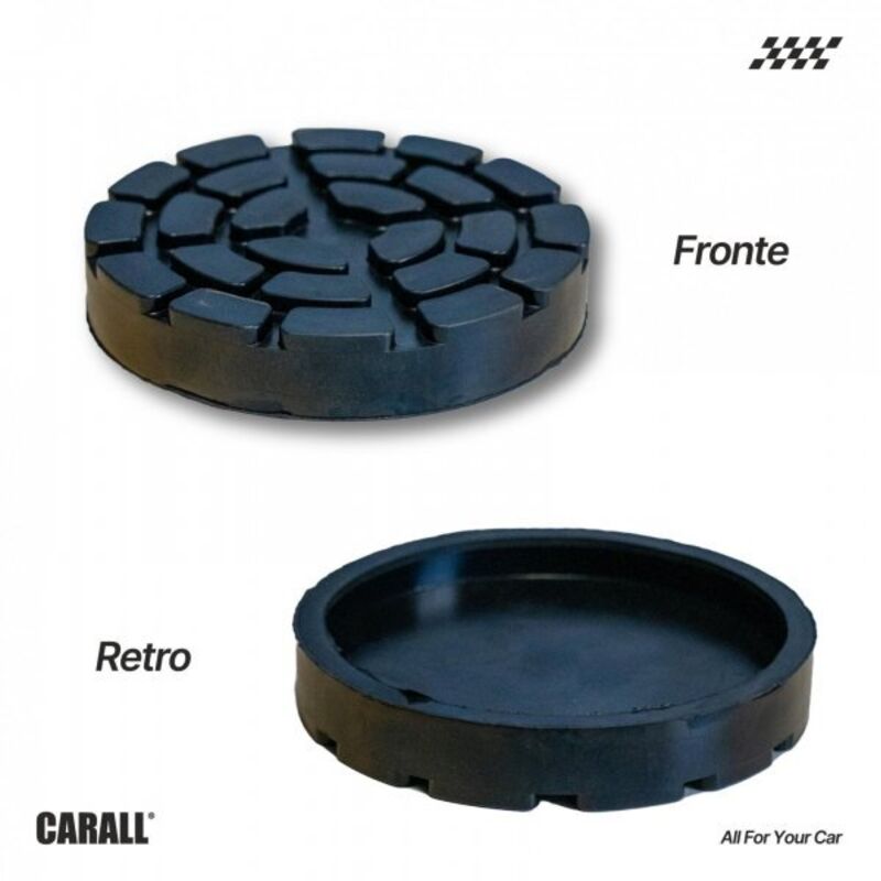 foto del prodotto a2zworld 4 pezzi tamponi a cuffia in gomma tondo 133x23mm per ponte sollevatore ravaglioli sirio space