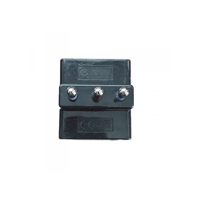 foto del prodotto a2zworld adattatore tripla con spina 16a 2p t 1 presa ita 10a schuko 16a e 2 prese bipasso 10 16a colore nero