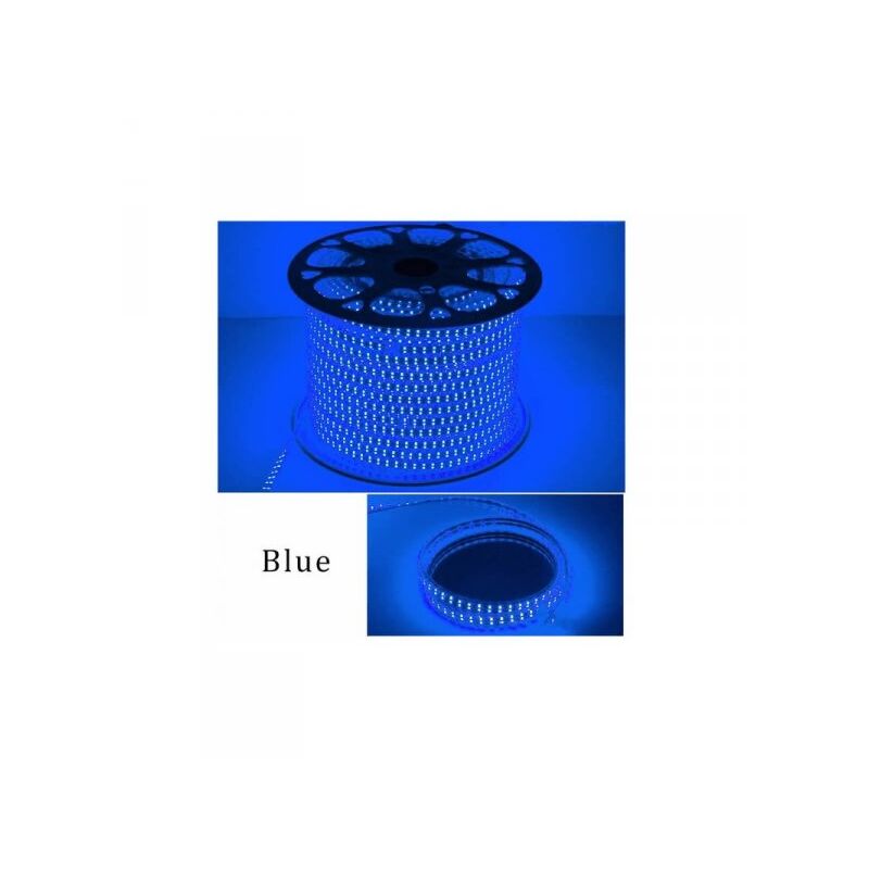 foto del prodotto a2zworld bobina striscia led 220v colore blu blue impermeabile ip67 interno esterno 1 metro